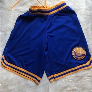 Men’s Warriors Basketball Shorts Size S